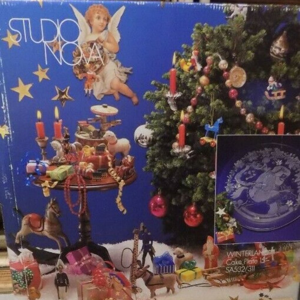 Vintage Studio Nova "Winterland" Salad Plate 7"
